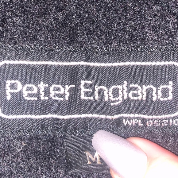 Vintage 100% Wool Charcoal Peter England Jacket - Picture 4 of 9